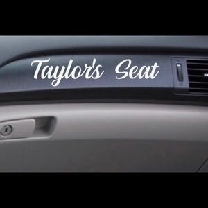 Girlfriend Name Decal💕